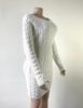 Women's Long Pullover Sweater Dress Long-sleeved Slim Clothes
