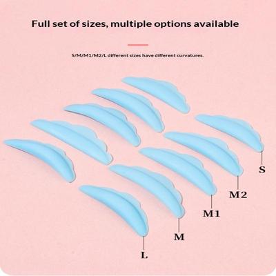 5 Pairs Eyelash Lifting Kit Silicone Lamination Pad Reusable Eyelash Perm Rods 3D Eyelash Curler Accessories Tools