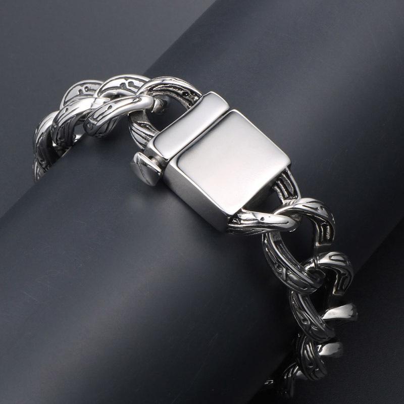 Domineering Men's Bracelet, Cross Hip Hop Bracelet Jewelry CE145