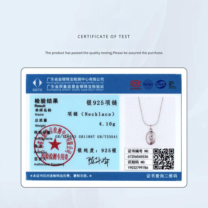 Bright Star S925 Sterling Silver Necklace For Men And Women, Cross-Border Personalized Popular Star Collarbone Chain