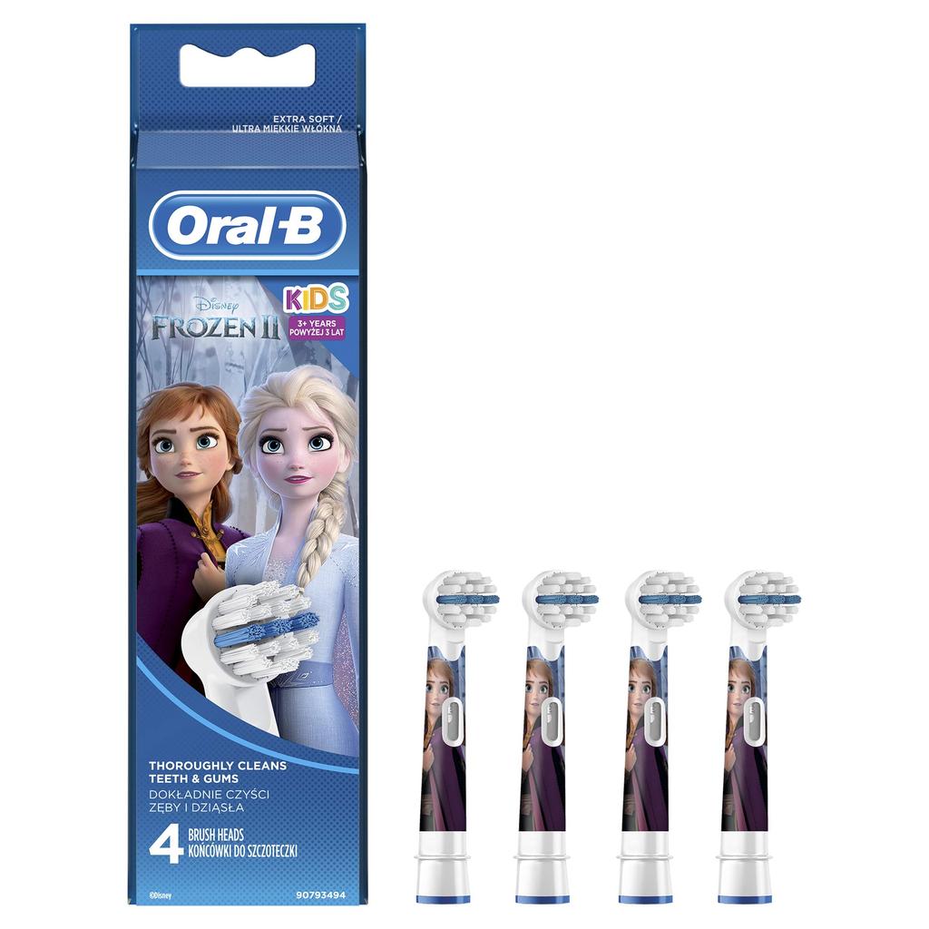 Braun Sumizumi Clean Kids Soft Refill Brush Set Disney Frozen 2 Oral-B (4 Brushes) [Used]