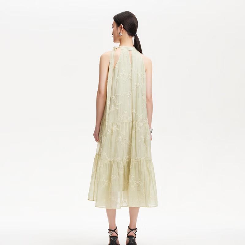 VEROMODA 2025 Spring Embroidered A-Line Dress