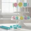 6PCS Food Grade Plastic Cake Pop Mold Set with Tray Cookies Cutter Cake Lolly Mold  Baking Tool