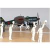 Beaver Corporation 1/72 Scale Japanese Navy Maintenance Crew Figures, 22 Figures, 3D Printer Kit, BELF7202, Pre-Molded Color