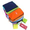 Color Block Backpack Waterproof Lightweight Travel School Bag For Women And Men Large Capacity Outdoor Mountaineering Nylon Bag