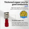 50Pcs 2.8/4.8/6.3mm Wire Connectors Insulated Female/Male Electrical Crimp Terminal FDD/MDD1.25/2/5.5 Spade Quick Disconnects