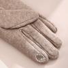 Windproof Touch Screen Gloves Wear-resistant Mittens Vintage Cycling Gloves