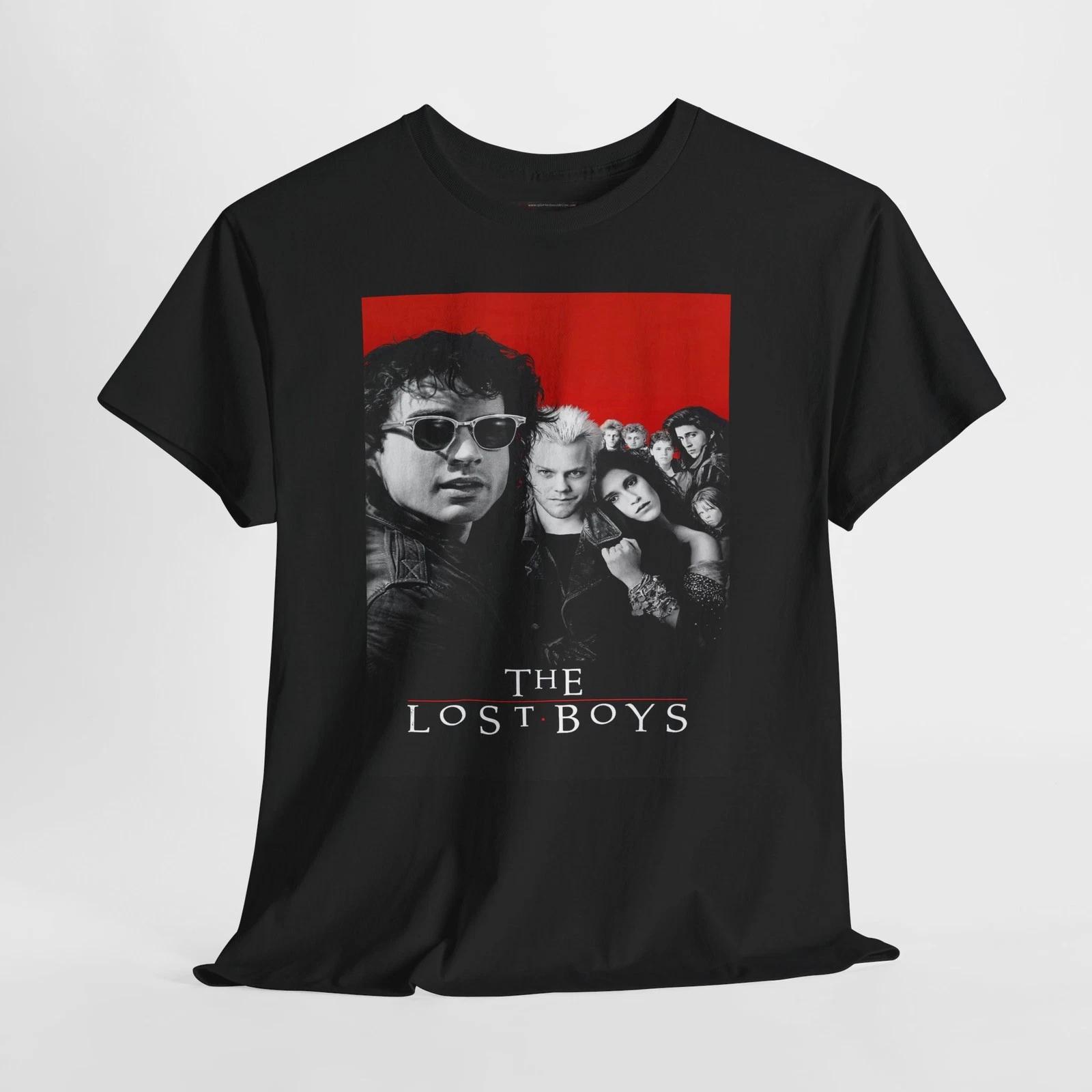 The Lost Boys 1987 Retro Movie Poster Horror Unisex Graphic T-Shirt XL