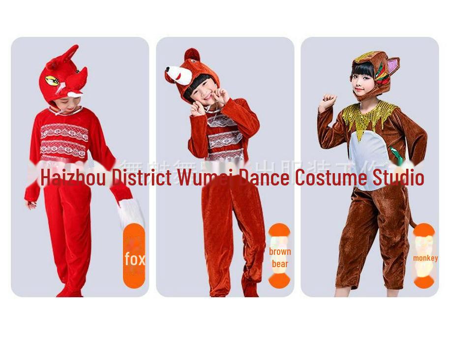 Dětské zvířecí kostýmy - Velký zlý vlk, králík, tygr