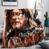 The Walking Dead, mönster Flanellduk, Hög kvalitet Bekväm för Alla Årstider, Heminredning, Värme och Komfort, Perfekt för Gåvor.