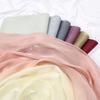 Gradient Twinkle Silk Hijab Scarf Muslim Women Hijab Plain Head Wraps Headscarf Shimmer Islam Turban Ramadan Head Cover 180*70Cm