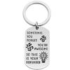 Creative Minimalist Keychain Spanish Key Pendant Metal Stainless Steel Laser Key Ring Stainless Steel Keychain for Backpack Bag Pendant