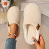 Pantofole in Cotone Taglie Forti per Donna e Uomo, Scarpe in Cotone Spesse e Leggere Antiscivolo, Pantofole Calde da Camera