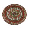 3PCS Rubber Mandala Coaster Cup Pad Cup Mat Table Pad Placemat  Kitchen