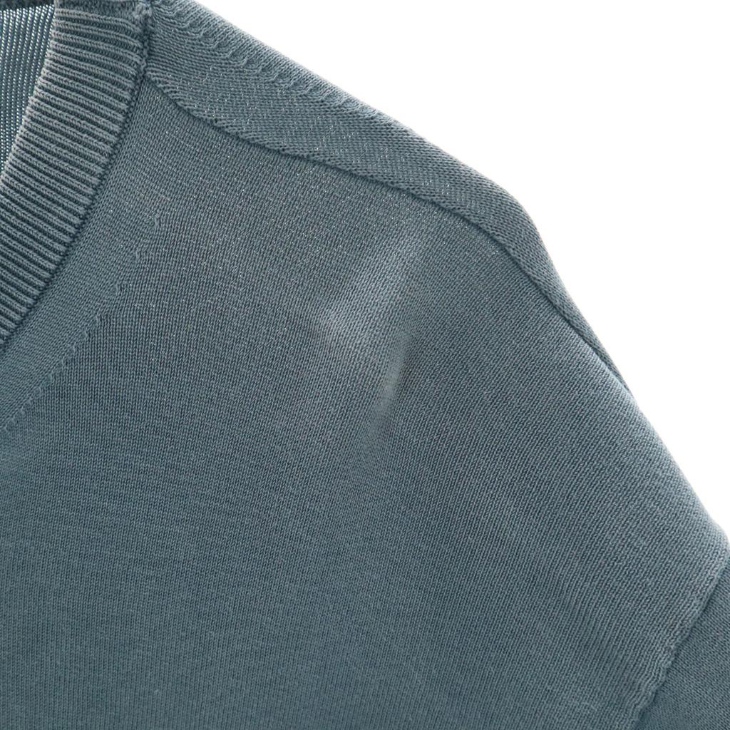 crepuscule Short sleeve Pocket knit T-shirt 2 Charcoal gray Men's Used