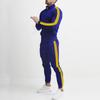 Autumn and Winter Casual Men's Sports Suit Color Matching Men's Clothing