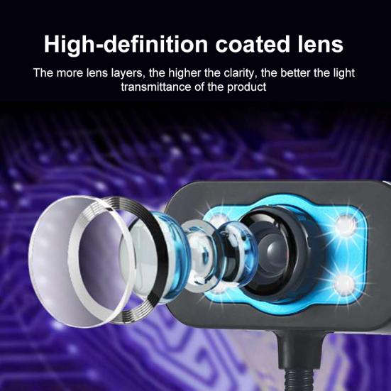 HD Webcam USB Video Recording Camera Night Vision with Mic for Laptop Desktop