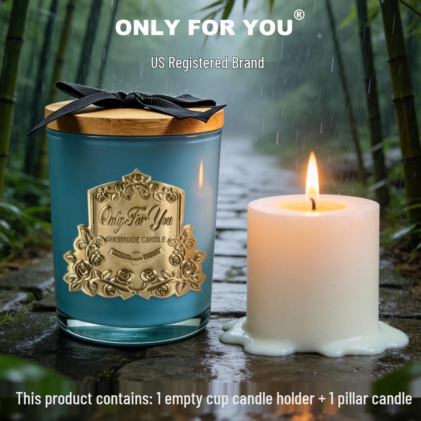 Cross-Border Glass Birthday Candle Lamp Souvenir - US Registered Brand