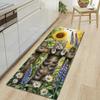 1Pcs Cute Cat Pattern Floor Mat Modern Kitchen Polyester Rug Non-Slip Colorful Indoor Carpet, For Home Bathroom Bedroom Living Room Decor