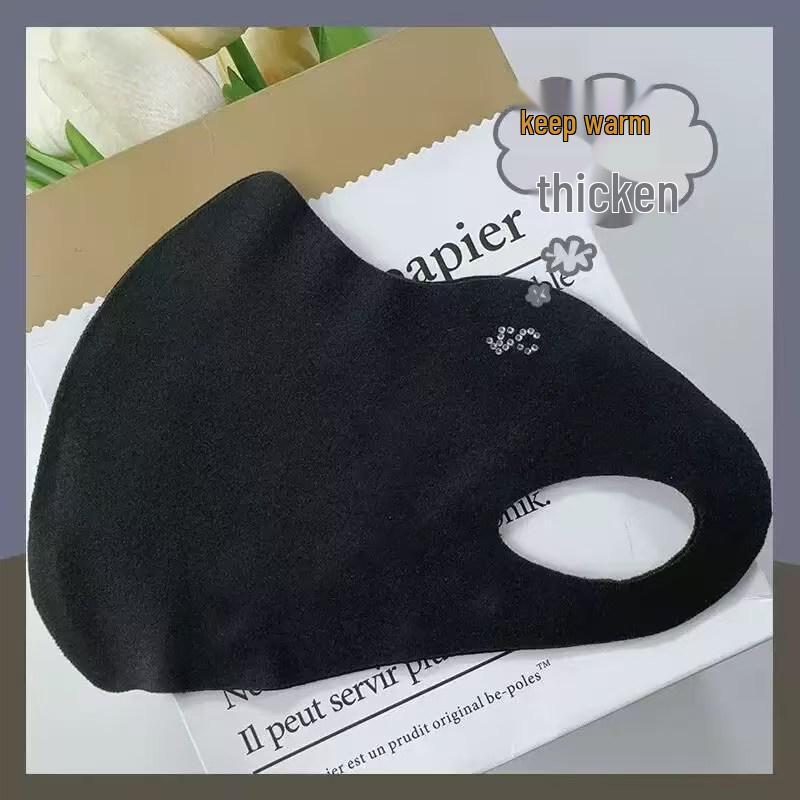 

Женская зимняя маска для защиты уголков глаз для велоспорта - Толстая, на подкладке, ветро- и холодозащитная One Size