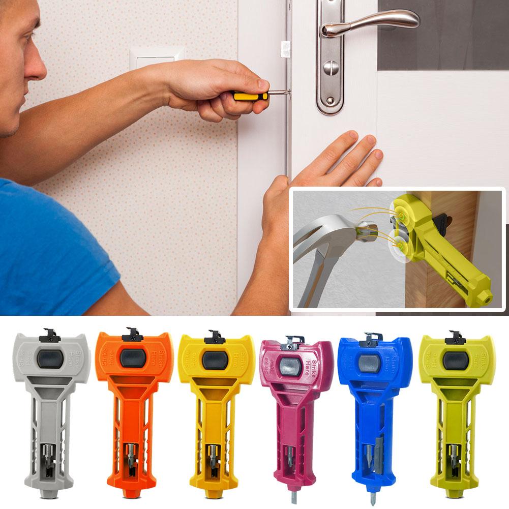 Door Latch Kit for Accurate Scoring and Chiseling Door Installation Kit Fit for Square or Round Latch 1-3/8"or 1-3/4" Thick C5M0
