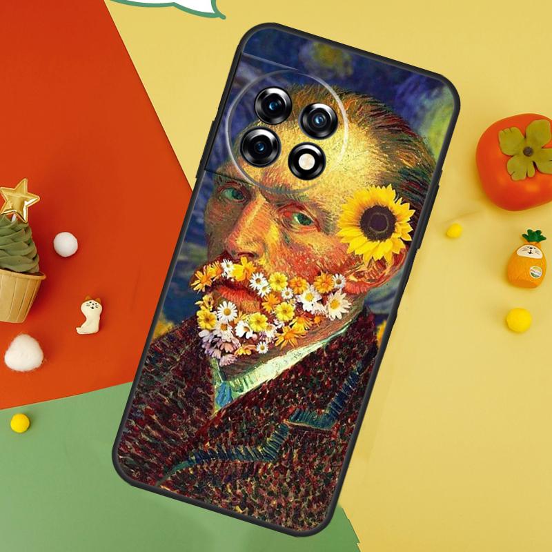 Paintings Starry Night Van Gogh Case For OnePlus 15 12 12R 13T 13R 13 11 9 10 Pro 10T 8T Nord 5 CE 2 3 4 Lite N20 N30 Cover
