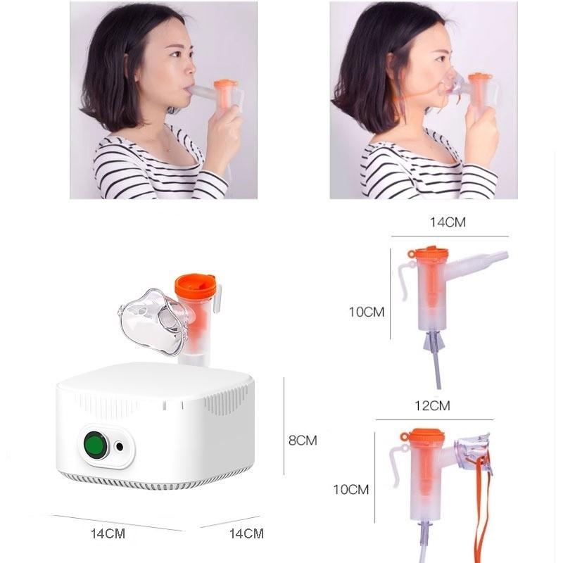 Heavy Duty Compact Nebulizer Adjustable Delicate Mist Asthma Compression Atomizer Kids Adults Micron Size Atomization Machine