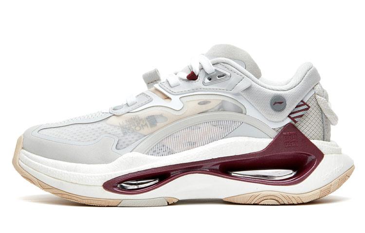 Li Ning Running Shoes Women s Low Top White/Gray/Red AGLR084-9 35
