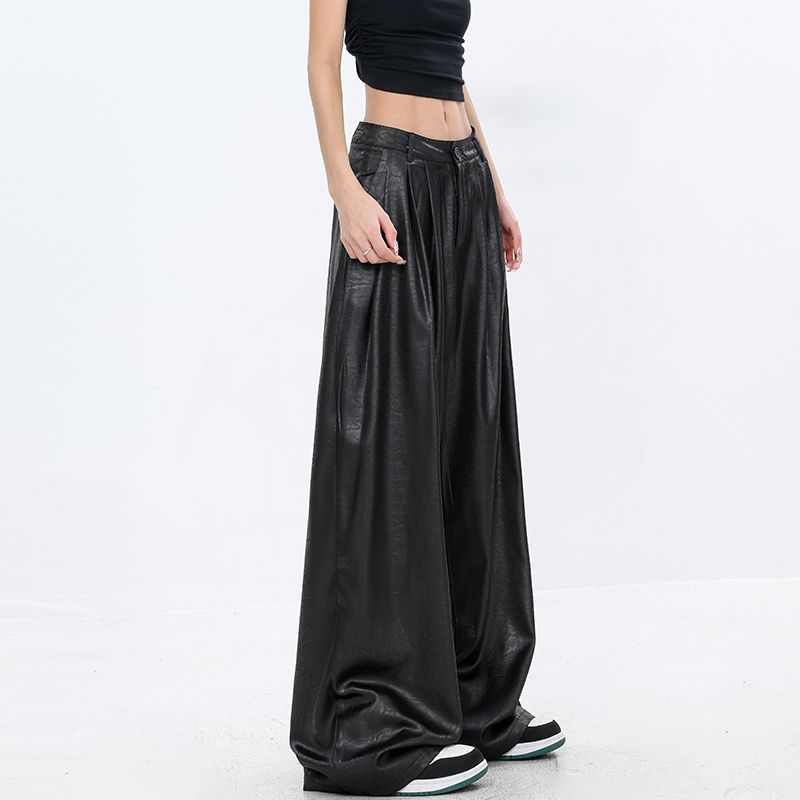 

Thin Ice Silk Slim Looking Super Soft Stylish Casual Pants Black M
