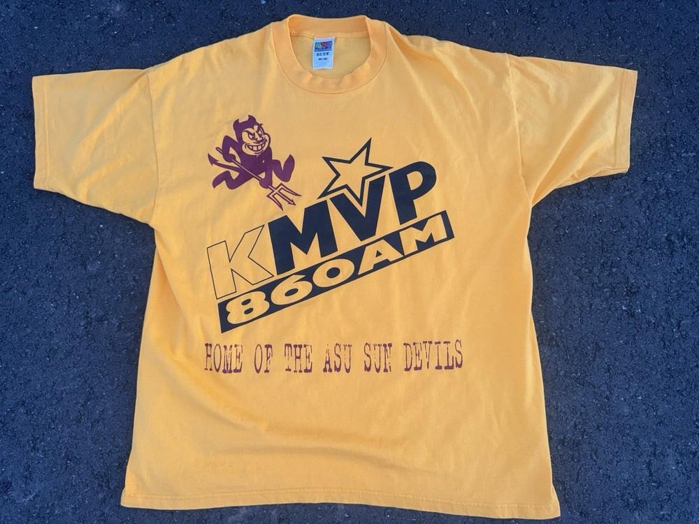 

Vintage 90s Arizona State University Sun Devils NCAA Football T-shirt Size XL Unisex T-Shirt XXL
