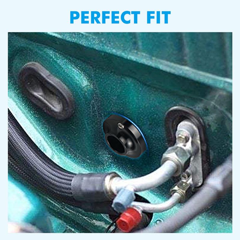 BEVINSEE Aluminum Alloy Firewall Grommet for Honda Civic/for Acura Integra EG EK EF DC2