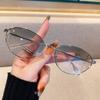 New Glasses Frame Titanium Frame Ultra Light Round Frame Student Glasses Frame Plain Decorative Frame Sunglasses 8845