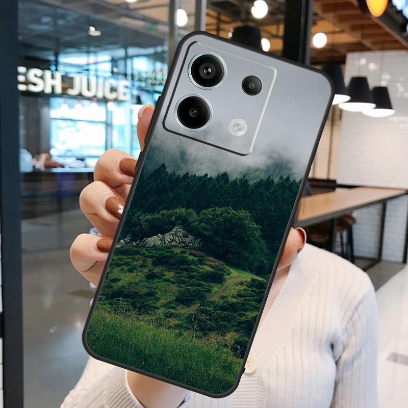 

Forest Cloud Pattern Case For Xiaomi Redmi Note 14 Pro 10 11 12 13 15 Pro Plus Redmi 15 10C 12C 13C 14C 15C Cover Note 15 Pro Plus 5G