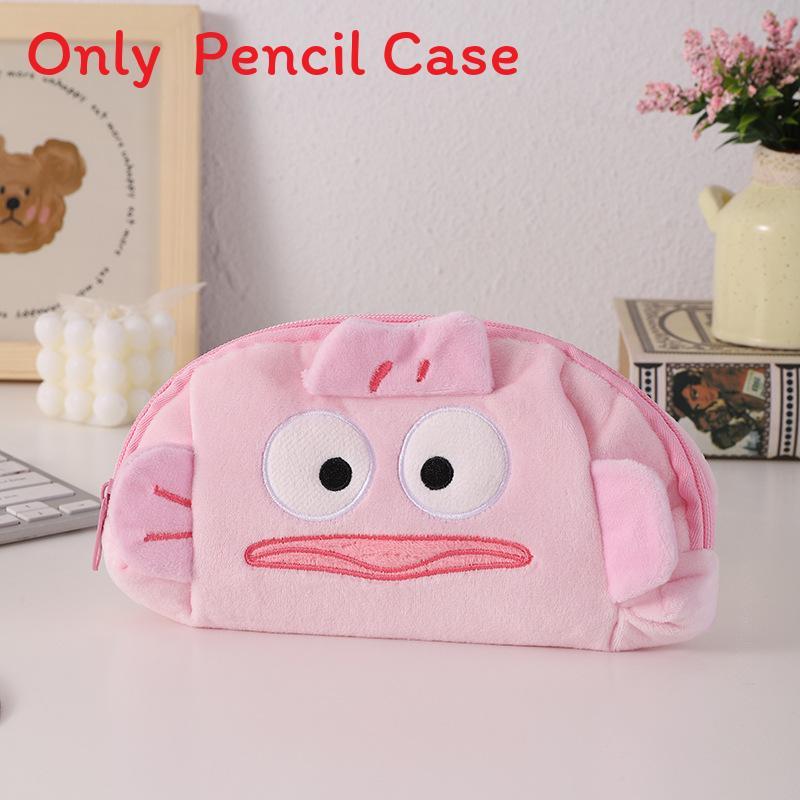 Plush Pencil Case For Girls Large Capacity Cute Kawaii Stationery Storage For School