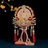 Elegant Dual-Sided Chinese Style Fan for Best Friend's Wedding - Luxury Bridal Gift