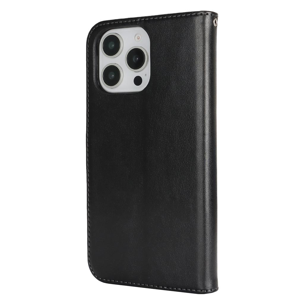 For iPhone 16 Pro Case R61 Texture Wallet Leather Flip Phone Cover