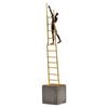 Stair Climber Character Resin Statue Abstract Crafts Golden Ladder Figures Sculpture Desk Decoration Ornaments Modern Home Decor