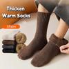 3Pairs Autumn Winter Thicken Warm Socks Plush Cashmere Socks Men Thermal Wool Socks  Autumn Winter