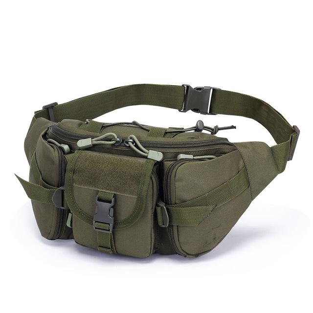 Tactical Waist Bag Sling Molle Waterproof Fanny Bags Hiking Fishing Sport Hunting Camping Sports Belt Pack Waist Bag XA517WA