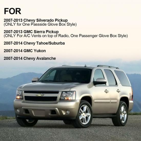 For 2007-2014 Chevy Tahoe /Suburban Silverado Dash Cover Mat Dashboard Pad Black