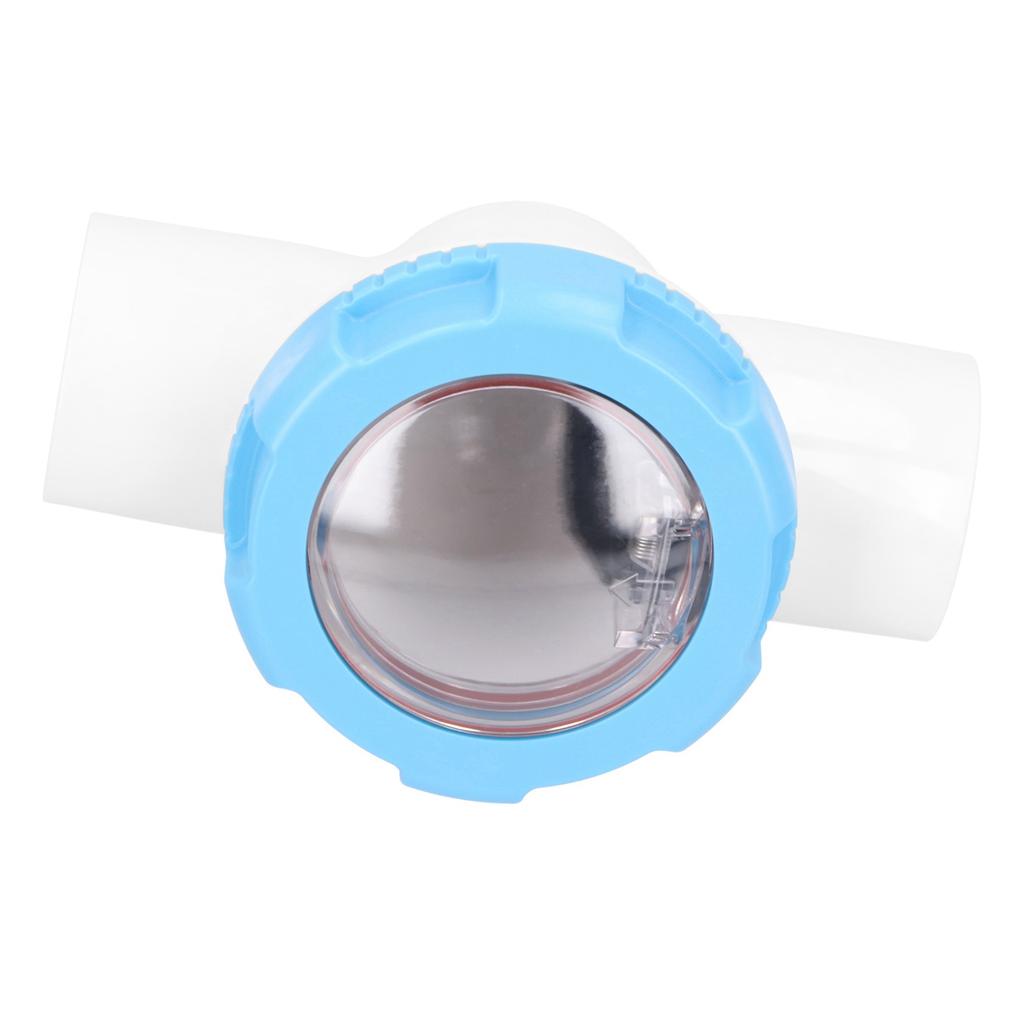 2in Visible Check Valve Non Return Anti Backflow Accessories for Swimming Pool One Way Pipe