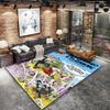 Mort Phil Mortadelo Y Filemon Carpet Rug for Living Room Bedroom Home Sofa Decoration,Kids play Nonslip Floor Mat
