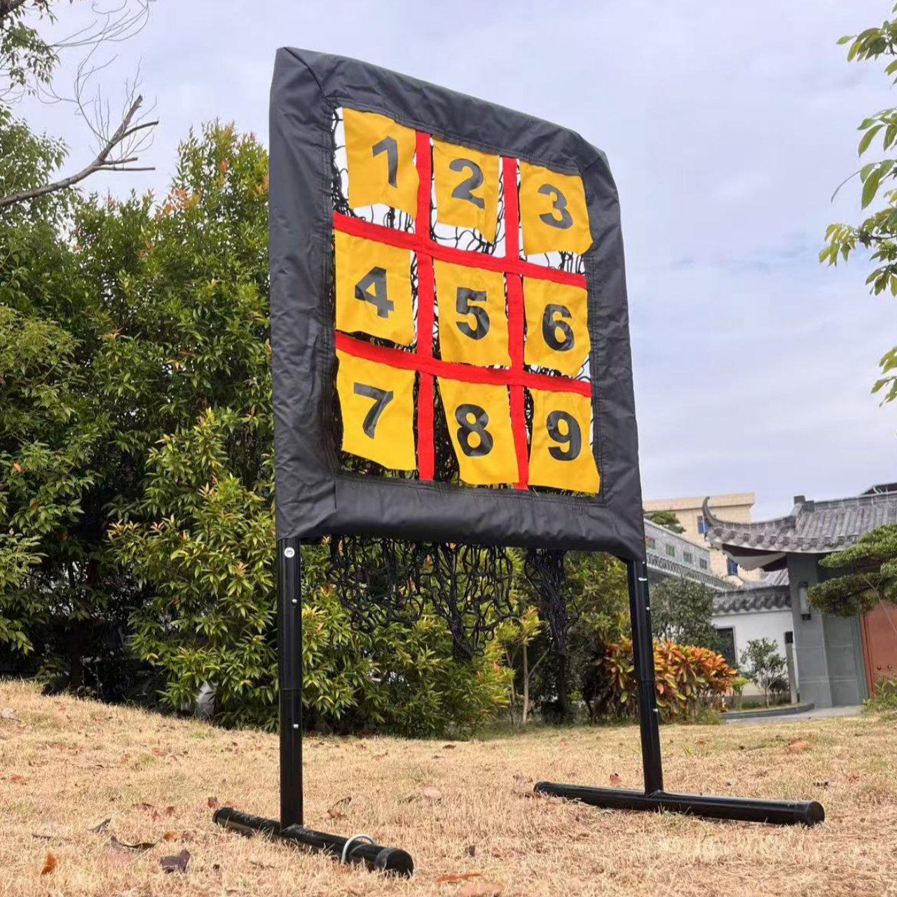 Portable Nine-Grid Baseball Throwing and Practice Net for Indoor/Outdoor Use Default