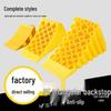 Rubber Anti-Slip Wheel Chocks - Portable Triangular Stoppers for Cars