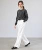 STAY WITH ME Wool Blend Crewneck Knit_Grey