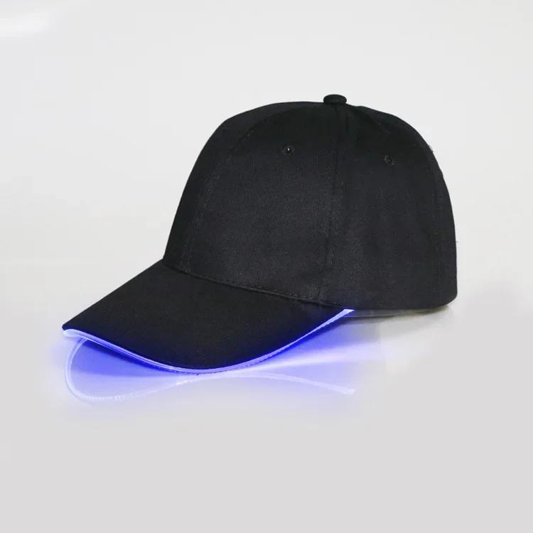 Cool Men Women LED Baseball Hat Light Up Hats Flash Glow Rave Party Cap for Hip-hop Club Stage Performance Caps