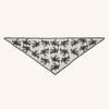 Eleganter Spitzenschal Aushöhlmuster Stickerei Foulard Bandana Einfarbig Dreieckstuch Dünne Vintage Taschentücher für Haare Frau