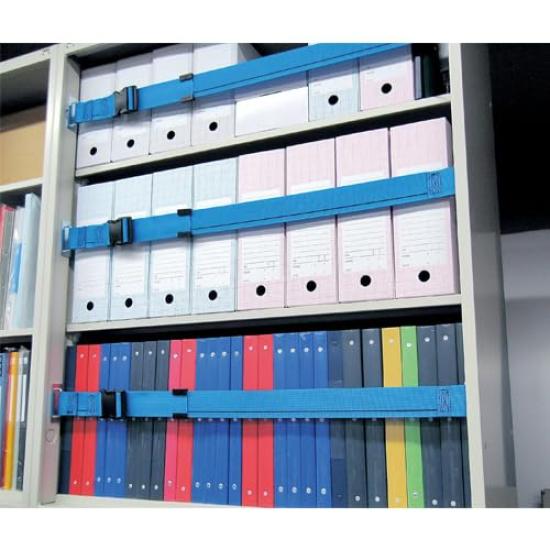 Esco 1800mm Anti-Seismic Belt for Steel Shelving Nylon Strap 90kg Load Double-Sided Tape Mount Earthquake Safety Furniture Securing