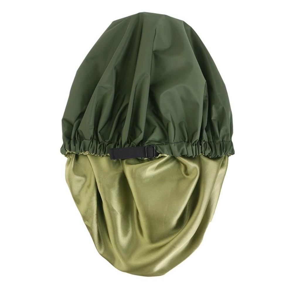 Double Layer Hair Wrap Cover Adjustable Sleeping Cap Comfortable Shower Caps Household Use
