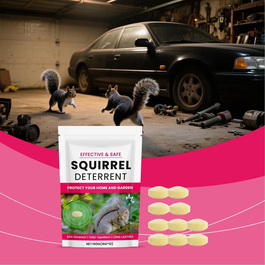 Squirrel Pills For Home Use, Outdoor And Courtyard Release Scent Without Disturbance, Convenient Squirrel Pills.